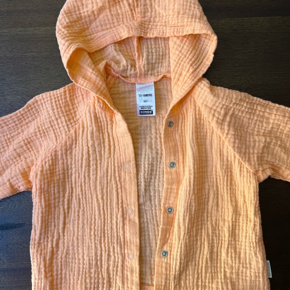 Bonds Other - BONDS Vivid Orange Hooded Baby linen coverup